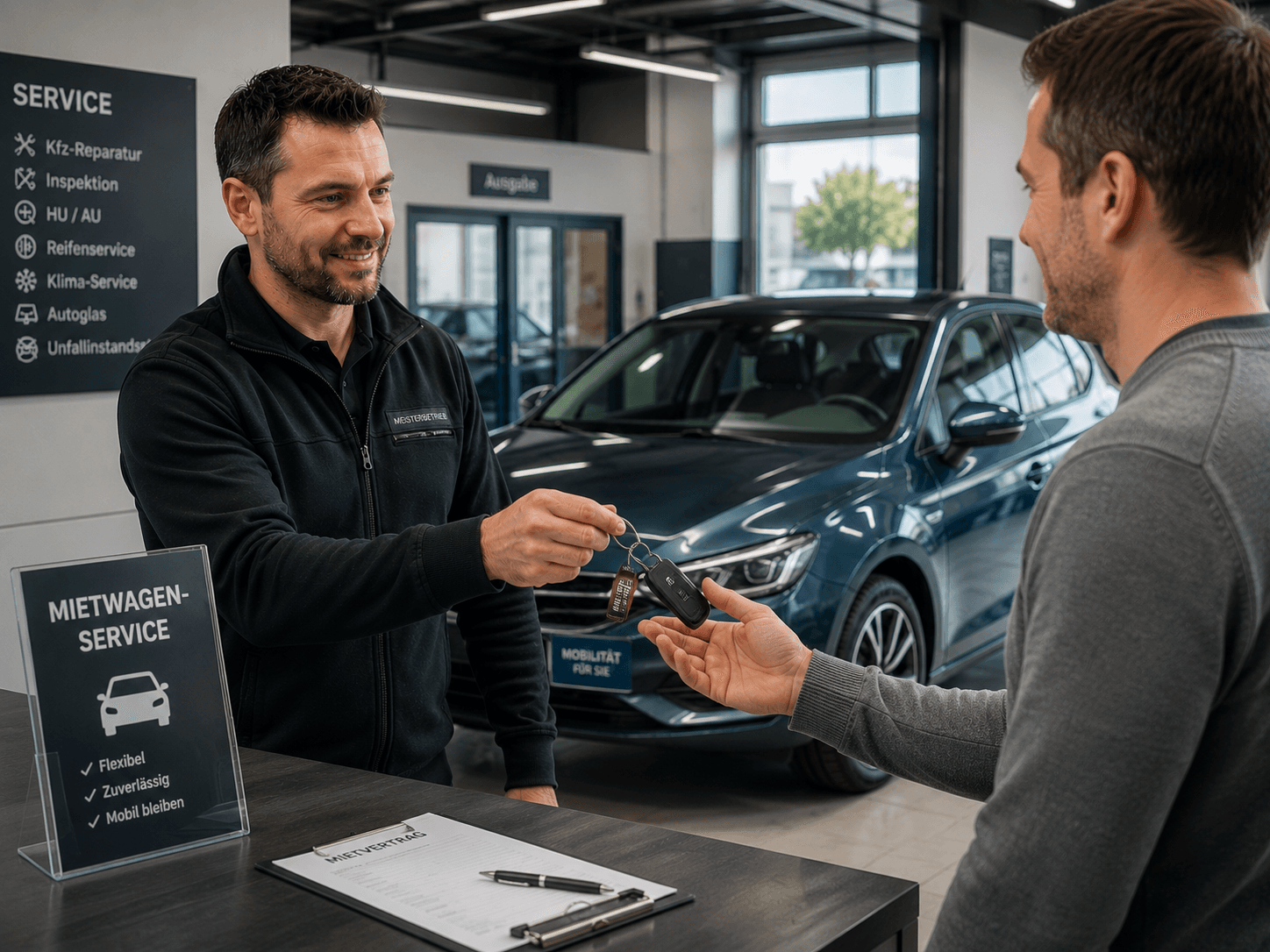 Kundendienst im modernen Autohaus